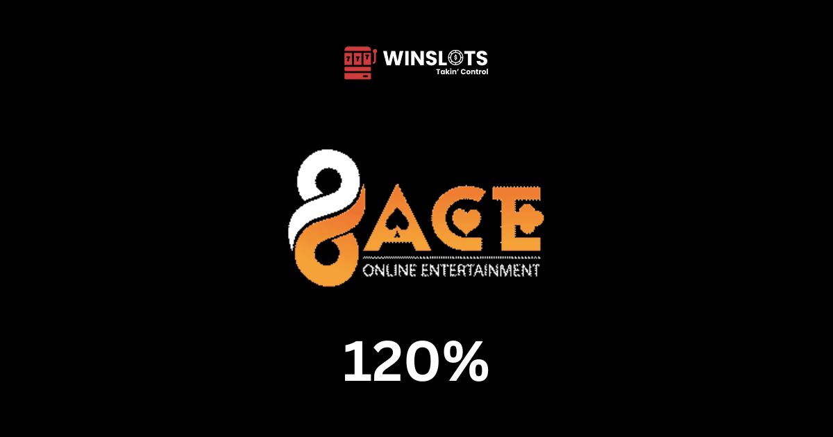 Featured Image - 96Ace 120% Slot Bonus