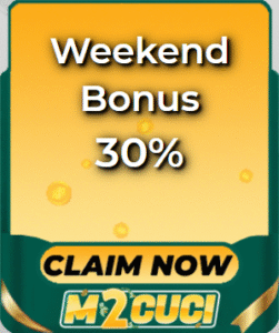 Winslots - M2Cuci Weekend Bonus - Banner